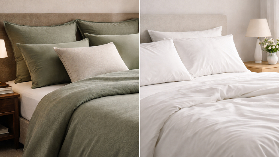 راهنمای کامل انواع ملحفه لوکس در فروشگاه ورونیکا؛ بررسی ویژگی‌ها، مزایا و نکات مهم خرید